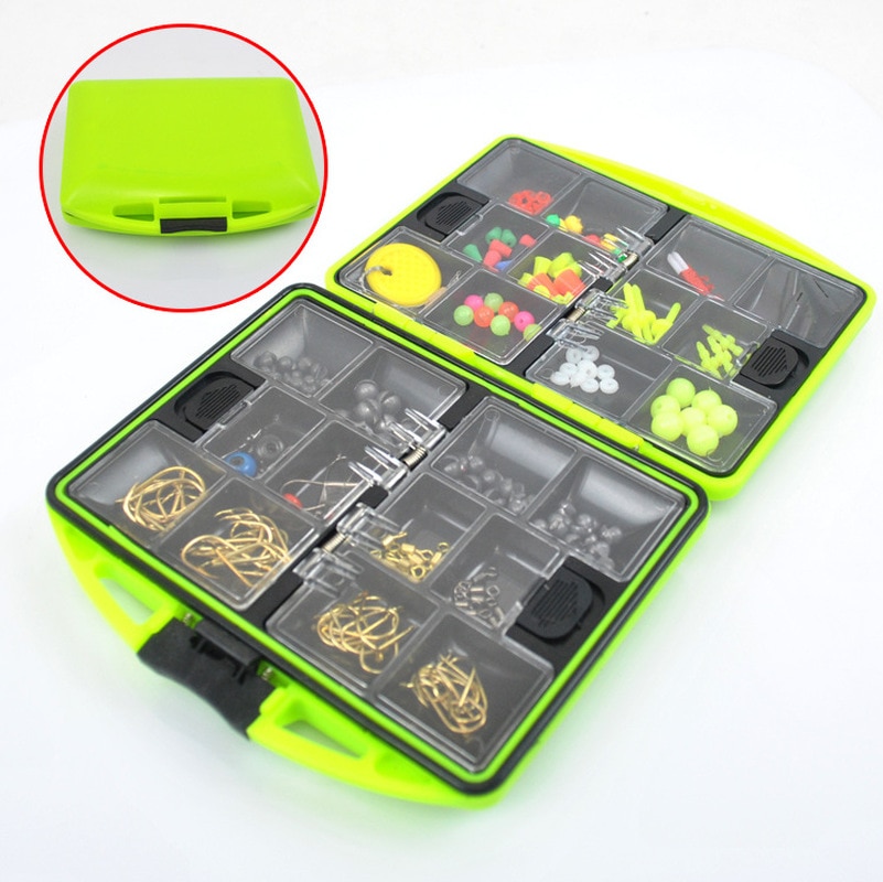 184Pcs Outdoor Vissen Tool Set Box Vissen Kralen Lokken Aas Jig Haak Wartels Visgerei Met 24 Compartimenten Fishing Accessoires doos