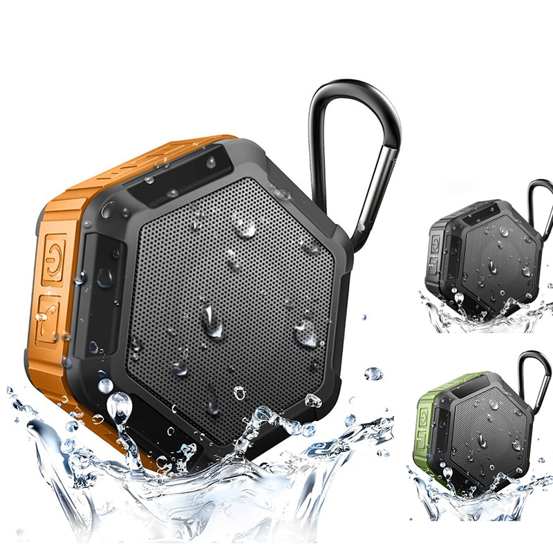 Outdoor Speaker Bluetooth Portatile Mini Esagonale Senza Fili 4.2 EDR Altoparlante Impermeabile Contro Lo Sporco Resistente Goccia Altoparlanti Musica