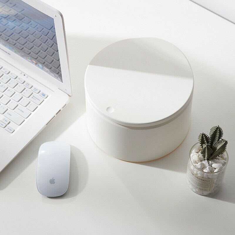 Mini Small Waste Bin Home Office Desktop Table Trash Can Garbage Basket Box