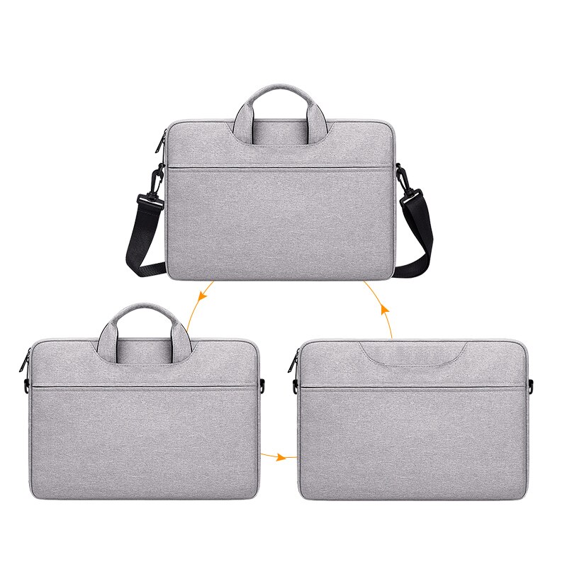 Los hombres portátil maletín Portátil Bolsa de hombro impermeable bolso bandolera para ordenador portátil Ordenador Portátil Bolsa