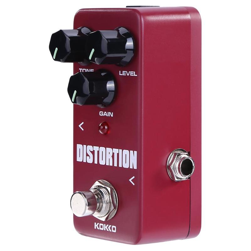 KOKKO Guitar Pedal Effect Compressor Booster Distortion Overdrive Electric Bass Guitar Effects True Bypass Musical Instruments: Distortion