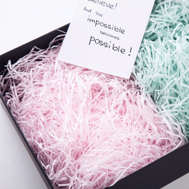 Doos vulling papier draad raffia versnipperd papier bruiloft verloving confetti decoratie accessoires kleurrijke confetti  xy106