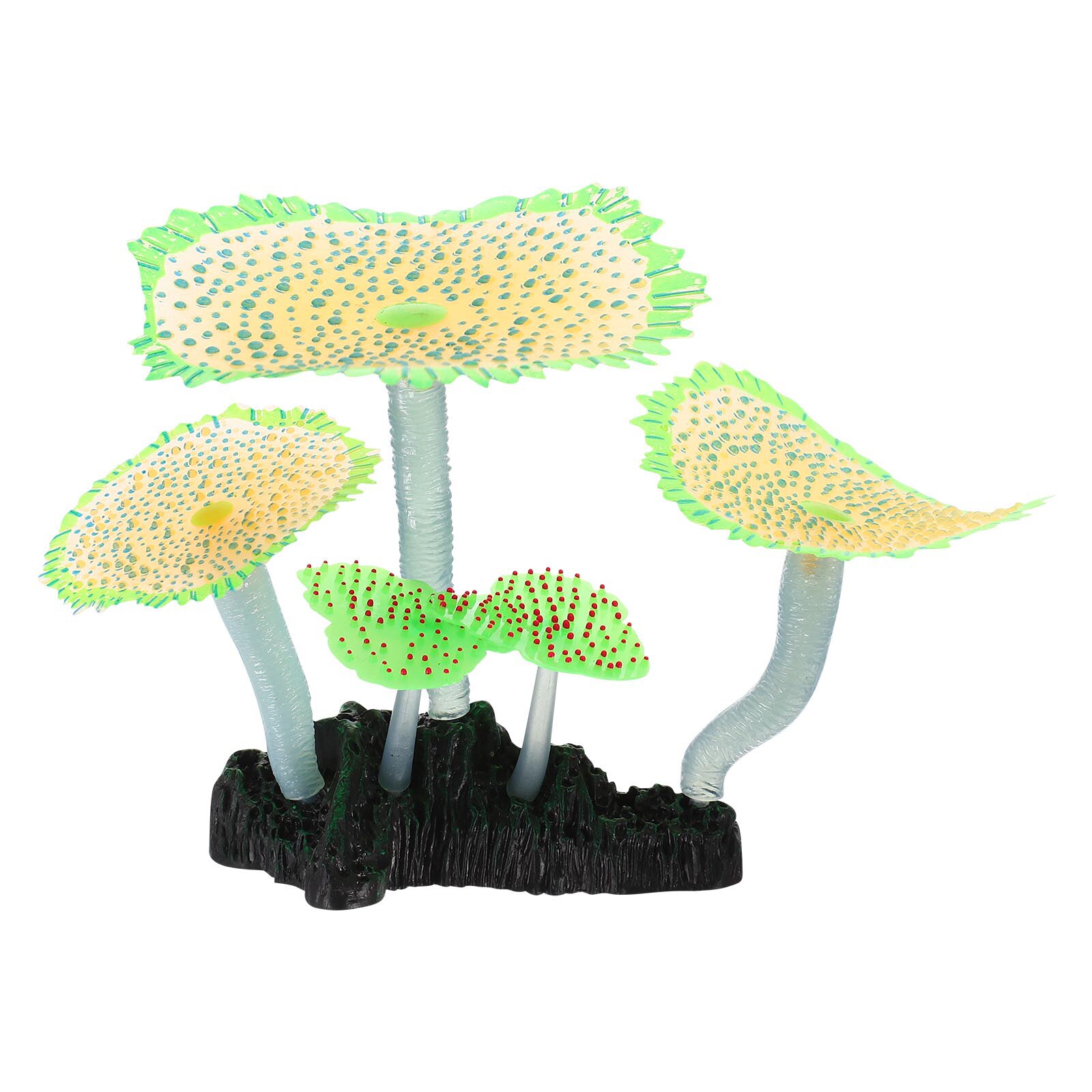 Aquarium Nep Coral Aquarium Kunstmatige Plant Decor Aquatic Plant Versiering: Orange