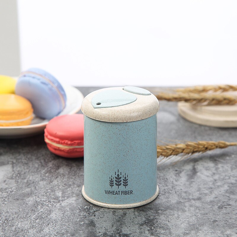 Style européen Automatique Support Pour Cure-Dents Conteneur De Paille De Blé de Table De Ménage Cure-Dents Boîte De Rangement Distributeur de Cure-Dents: E2