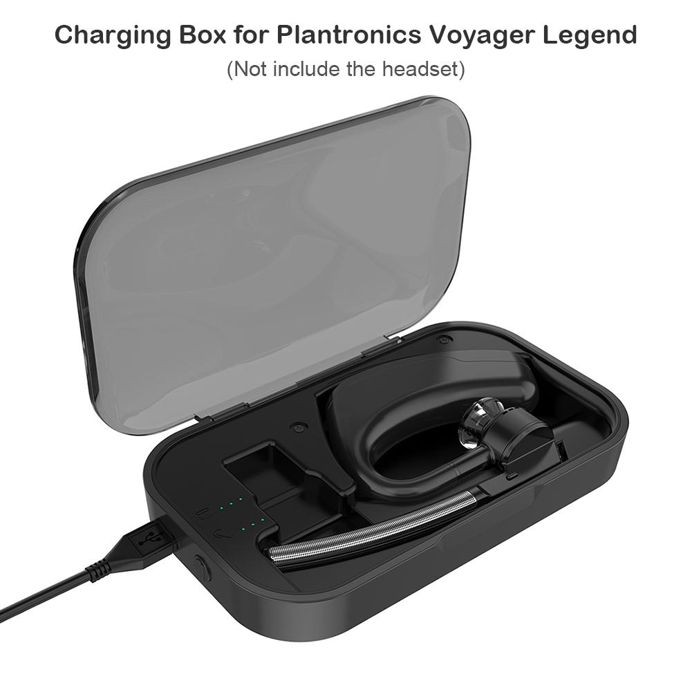 Kannettava langaton bluetooth -kuulokkeiden latauskotelo plantronics voyager legend/plantronics voyager 5200 -lataukselle