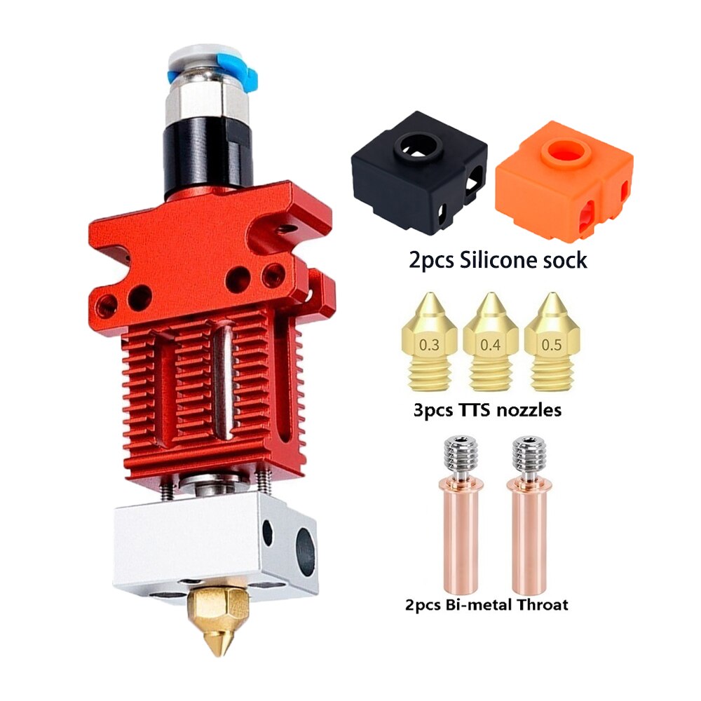 MEGA CR-6 SE Hotend Kit Metal Extrusion Extruder 3D Printing Parts Titanium alloy Bimetal heatbreak for Creality CR-5 PRO CR6: All