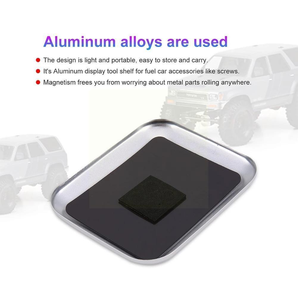 Screw Tray Magnetic Screws Tray Dish Bowl For Garage Bolts Nuts Hardware Organizer Bits Storage Mini Plate Parts Box J1t7