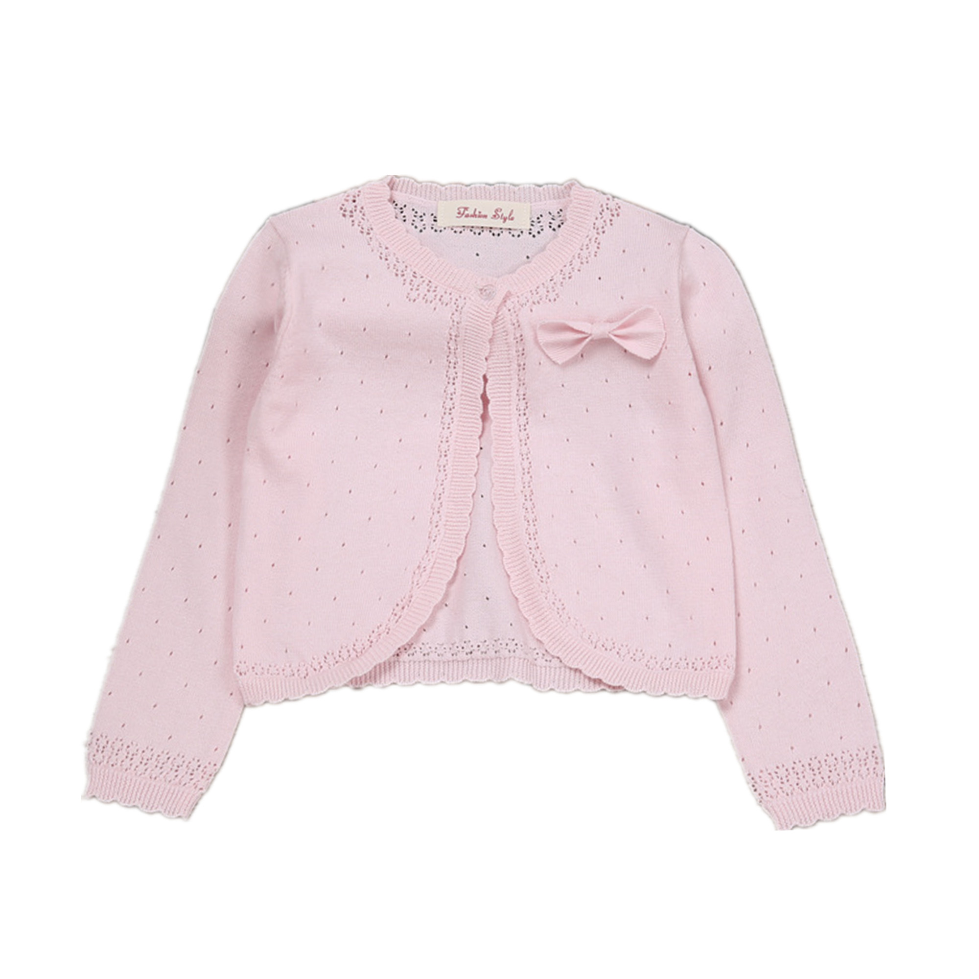 Pull blanc pour bébé fille, Cardigan, veste de printemps, vêtements d&#39;extérieur en coton, manteau, vêtements pour bébé de 6 à 24 mois,