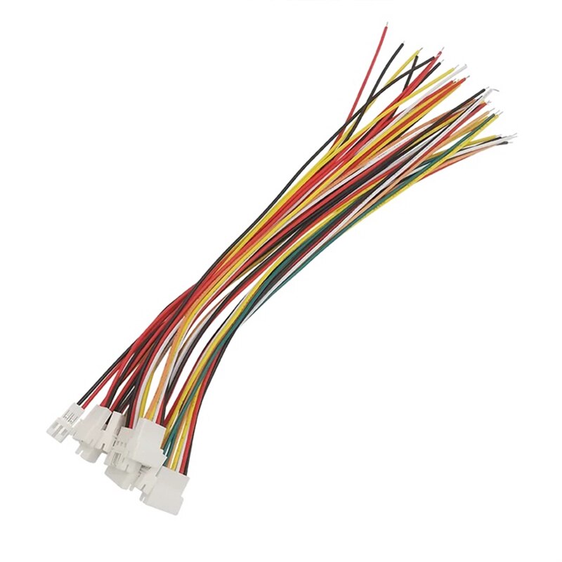 2/5/10Pair 26AWG Micro JST PH2.0mm 2-6 Pin Male Plug Female Jack Wire Connector 20CM JST PH 2.0 Electrical Wire Cable Connector