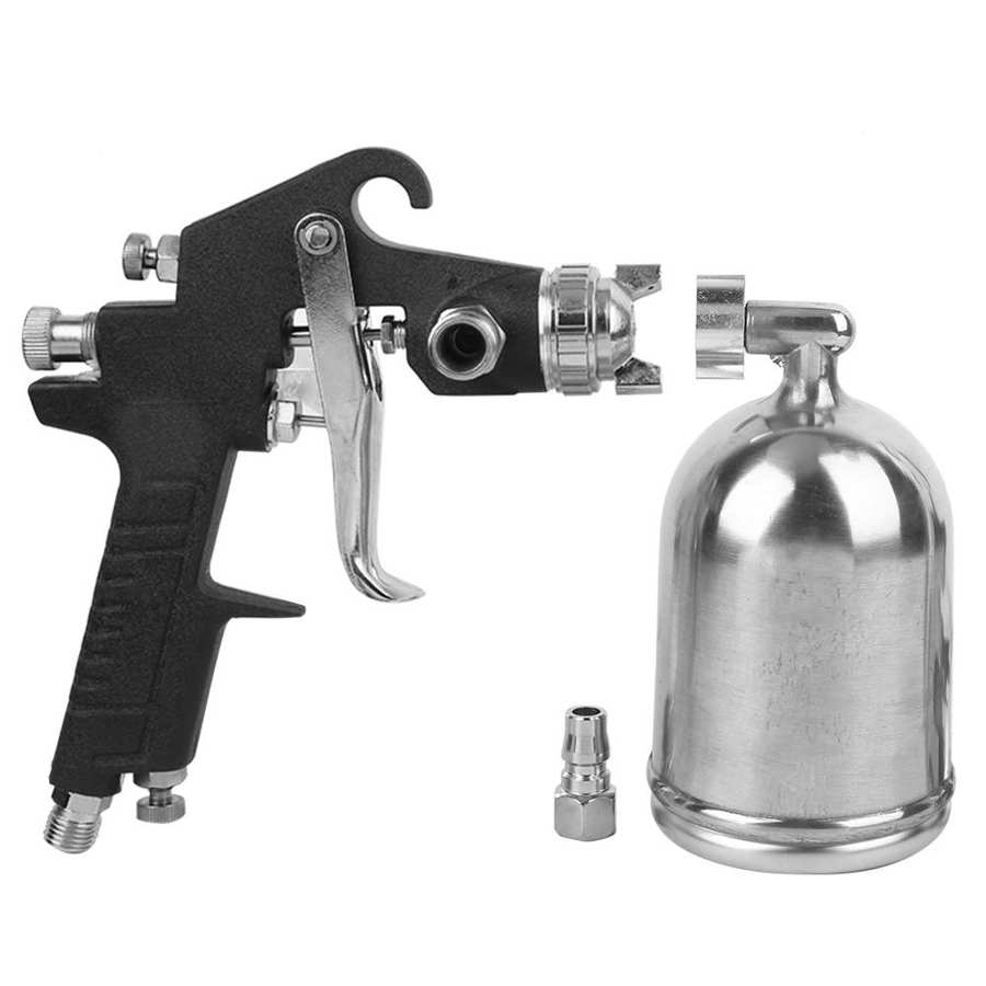 Highly efficient corrosion-resistant robust and durable compressed air tool paint sprayer for spraying latex paints
