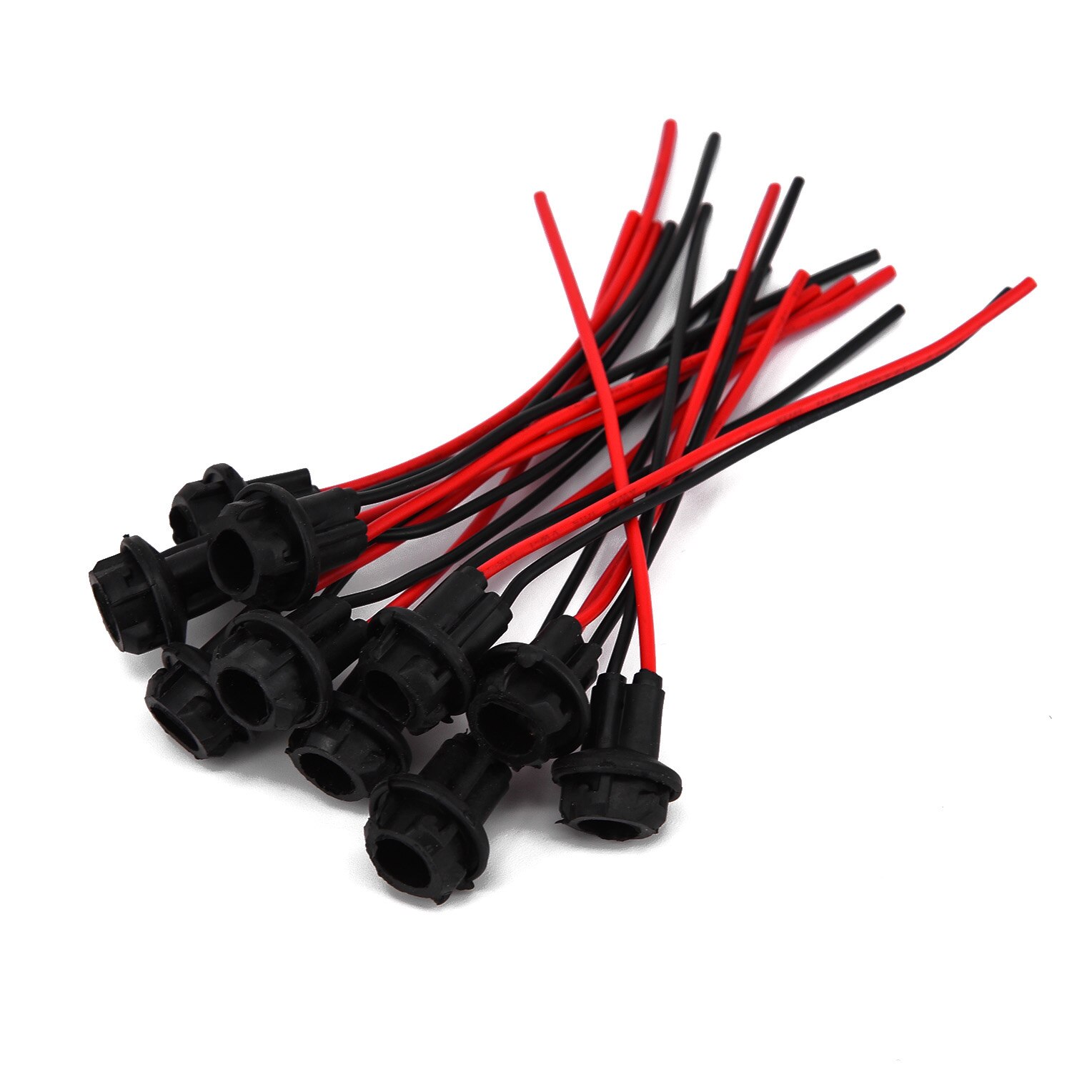 Plastic Connector Black Extension DC 0V~12V Wedge LED