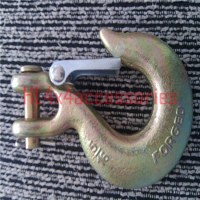 Winde haken schwere anzüge Winde gurt seil Erholung Clevis greifen haken für Dyneema winde seil 4x4 offroad zubehör