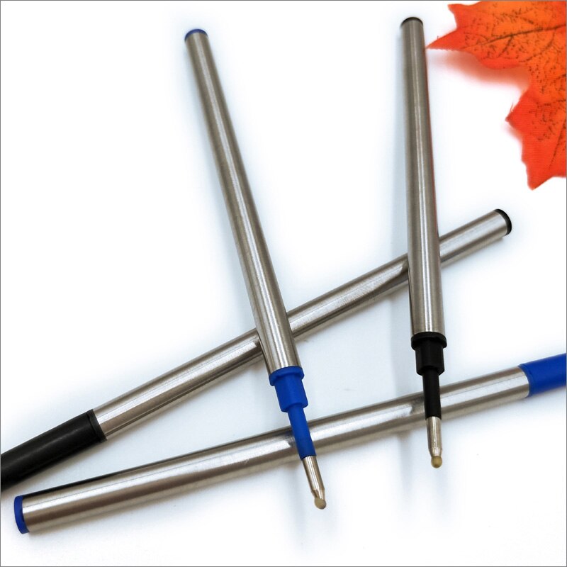 10 PCS/lot highly BLUE and black ink refill for roller ball pen refills