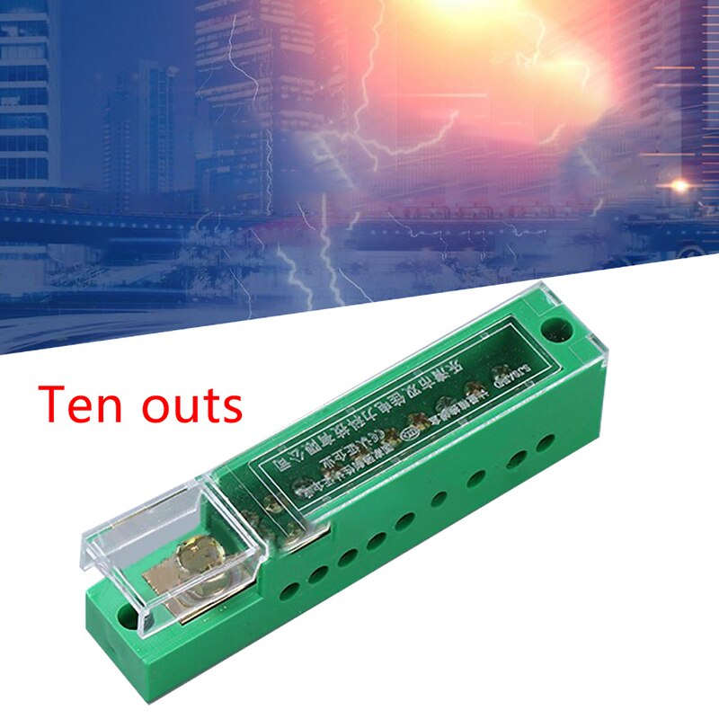 Unipolaire Splitter Junction Box Brandvertragende Metering Kast Wire Terminal Blok: ten outs