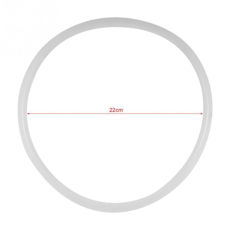 Silicone Pressure Cooker Gasket 22-32cm White Rubber Seal Cooking Tool Set: Red