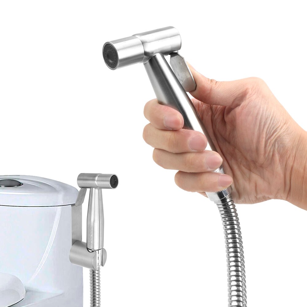 Hoomin Handspuit Douchekop Met Douche Slang Handheld Bidet Sproeier Set Zelfreinigende Rvs Bidet Kranen