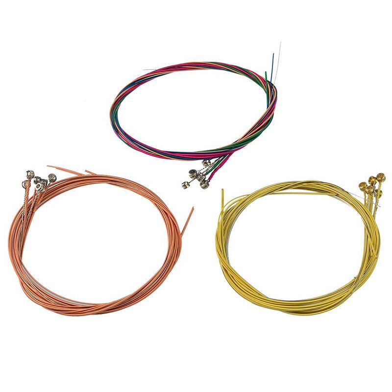 1M Rust-proof Folk Guitar Strings Brass String Set Changing Kit Guitar Tool Instrument Accessories
