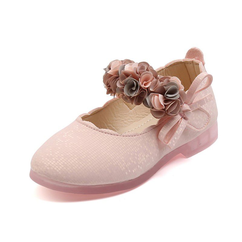 Efterårsstil børn piger prinsesse sko blonder forår blomstermønster børn sko piger dans prinsesse sneakers børn sko