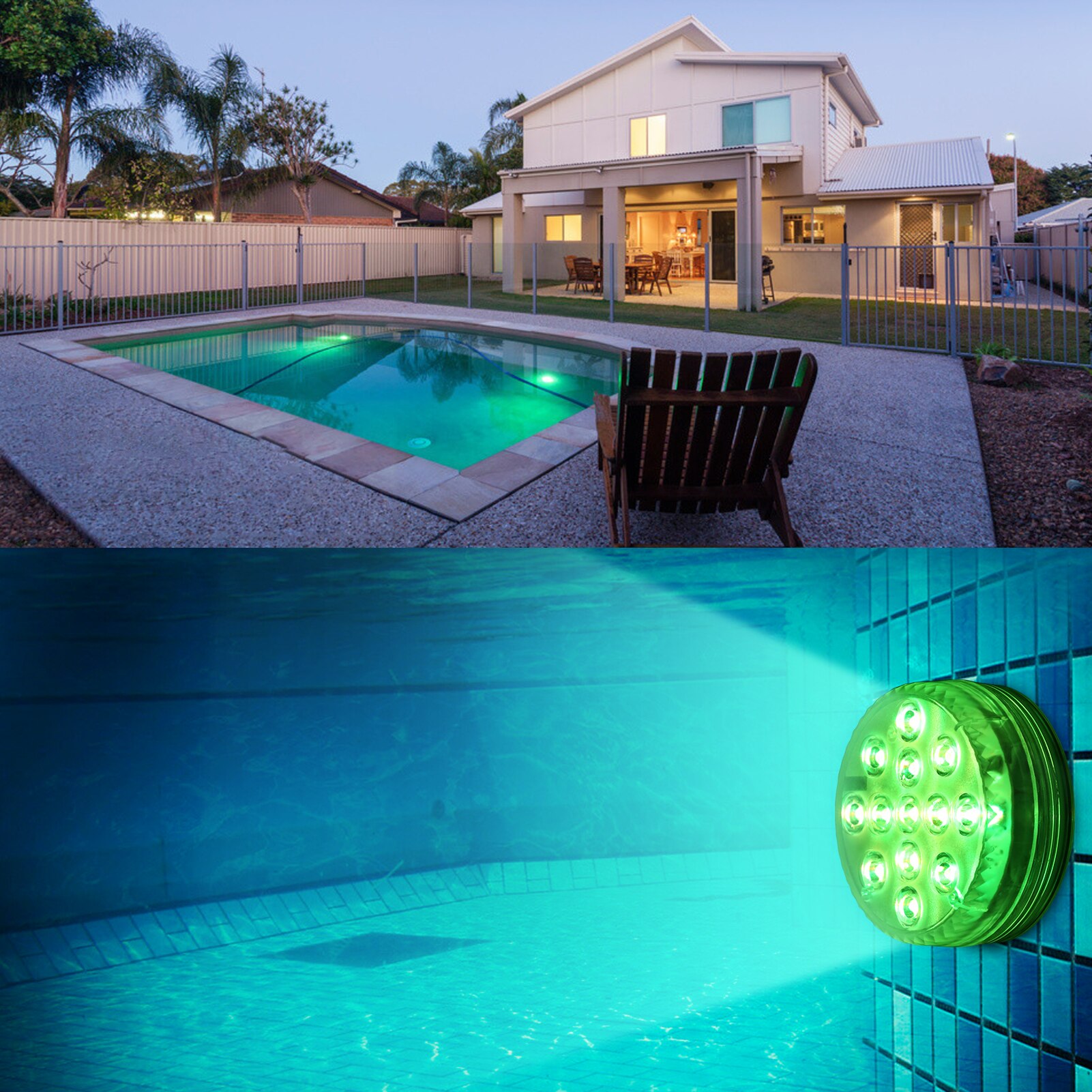 Battery Operated 13leds RGB Led Submersible Light Underwater Night Lamp Garden Swimming Pool Light for Wedding Party Vase Bowl