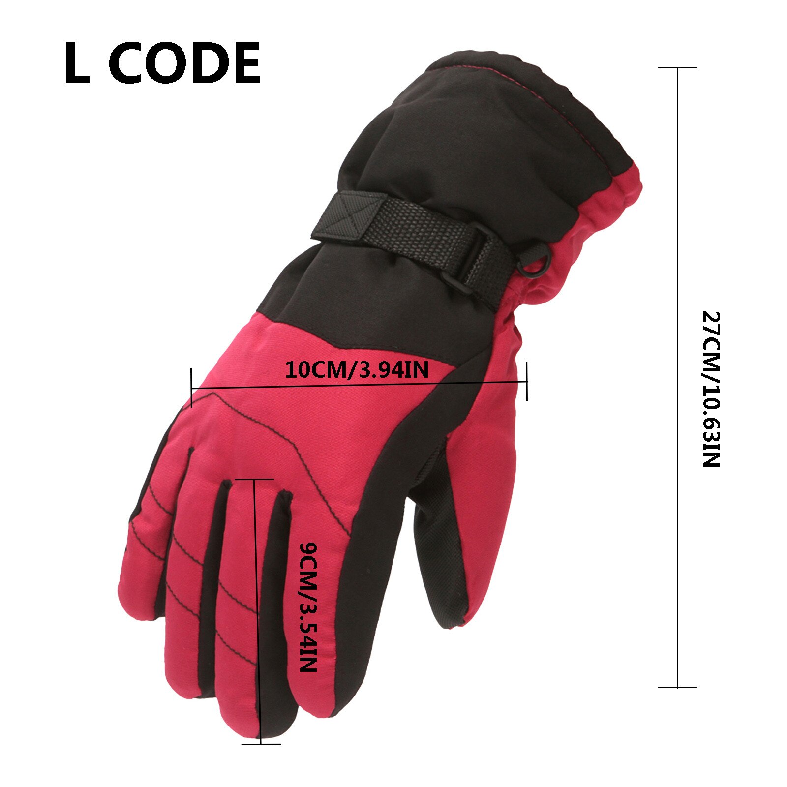 10-14 Jaar Winter Thermische Ski Handschoenen Voor Kinderen Jongens Meisjes Snowboard Dikke Winddicht Wanten Buitensporten Skiën Rijden