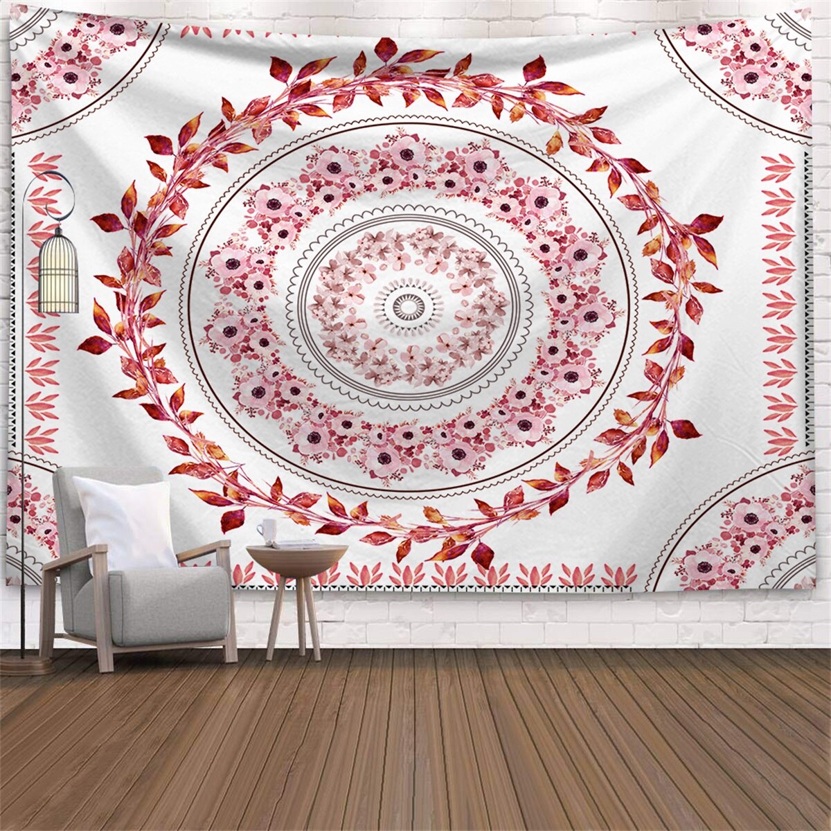 95 cm * 73 cm Tapestry Bohemian Wall Hanging Throw Rug Blanket Camping Tent Travel MattressTapestries Chic Home Decoration