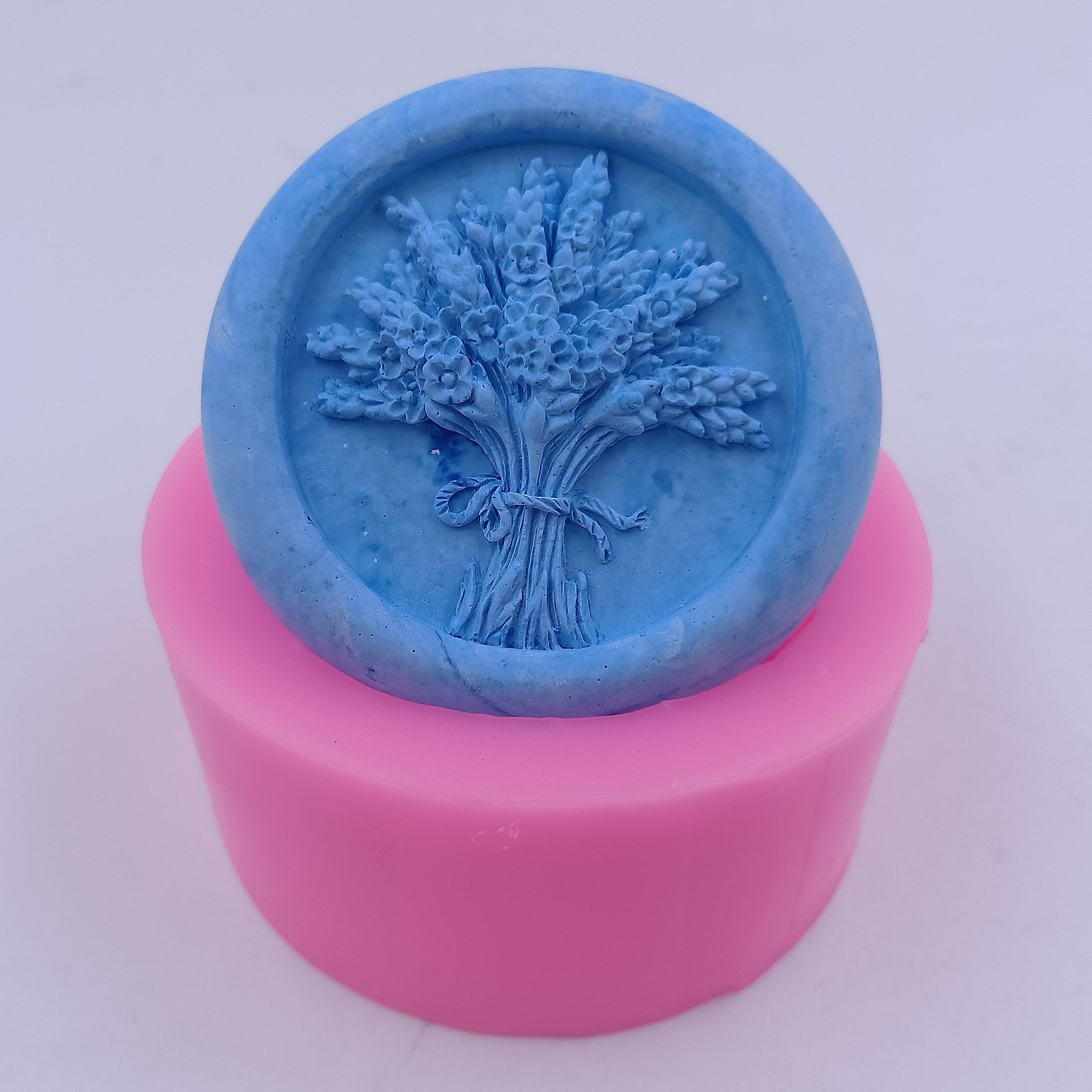 de ramo, molde de jabón de barra casero, moldes de cera perfumados para velas, moldes de fundición para decoración de yeso, molde de silicona artesanal