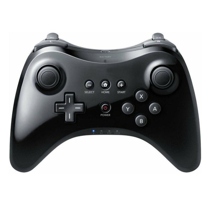 Draadloze Classic Game Controller Joystick Bluetooth Gamepad Voor Nintend Wii U Pro Met Usb Kabel Draadloze Controller