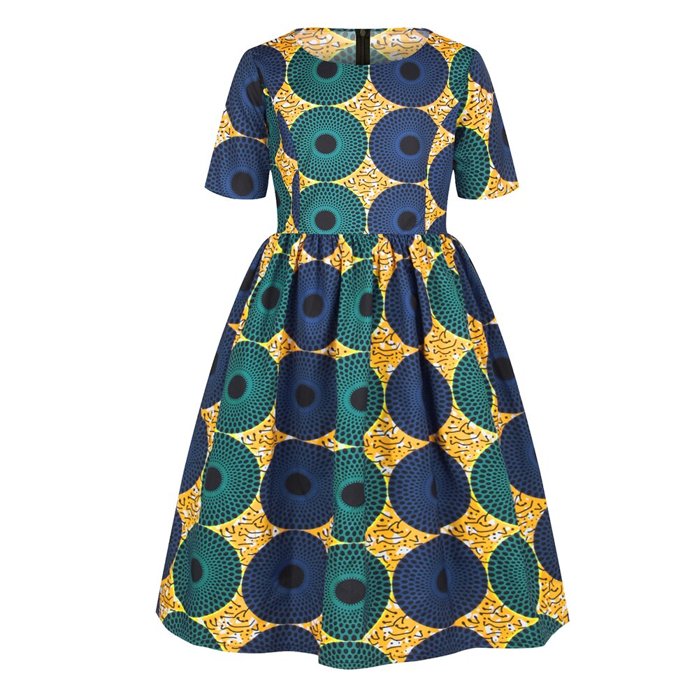 ankara Africano Abiti Vestiti Del bambino kenya sud Africa Vestito Da Notte per I Bambini Vestidos De festa veste Africaine De serata Dashiki: TQSE009 / S