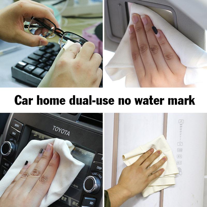 30*20CM Home Kitchen Microfiber Towels Absorbent Car Cloth For Cleaning Micro Fiber Wipe Table PVA Chamois Cham Kitchen Towels