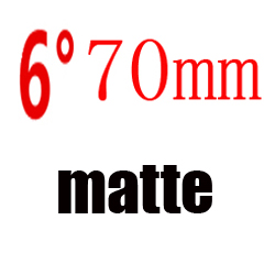 DEDA-tige de vélo de route en carbone, EDA, tige de vélo, diamètre de 31.8x70/80/90/100/110/120/130mm, mat à 6 à 17 degrés: 6 degree 70mm
