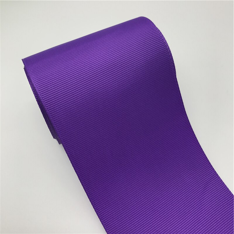 5Yards 3" 75mm Grosgrain Ribbon Bow Hair Party Wedding Christmas Decoration DIY Wrapping: Purple