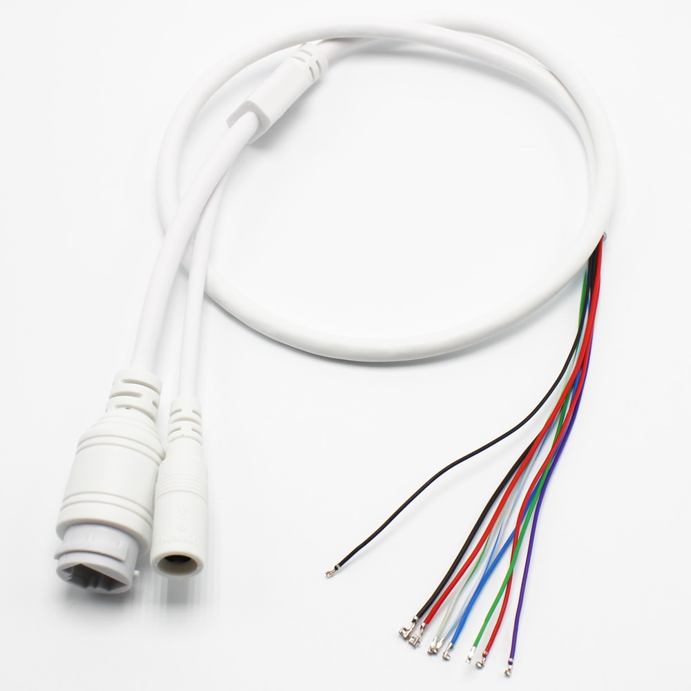 Ingebouwde 48 V POE Kabel LAN Kabel voor CCTV IP camera board module POE Adapter Power over Ethernet Lan RJ45 + DC Poorten kabels