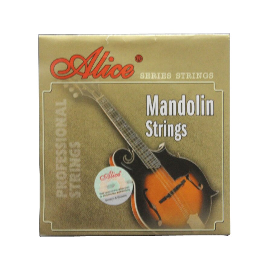 10Sets Alice Mandolin Strings Silver-Plated Copper Alloy Wound EADG AM03