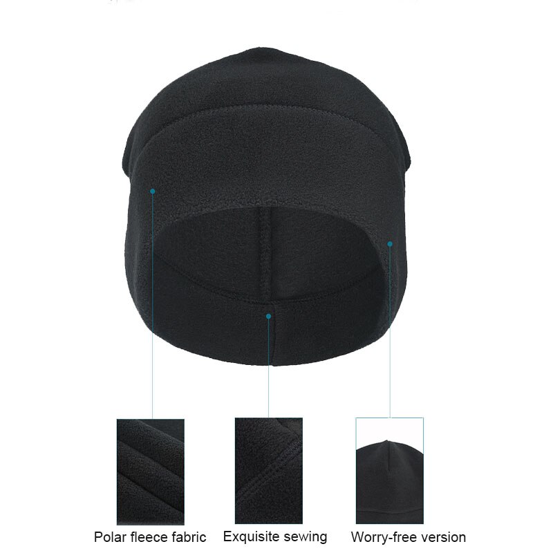 Skull Cap Helmet Liner for Men Warm Sweat Wicking Under Motorcycle Hard Hat Liners Cycling Beanie