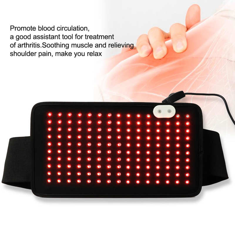 Infrared LED Light Therapy Wrap Arthritis Recovery Muscle Pain Relief Shoulder Belt Brace USB Charging Neck Muscle Relaxation