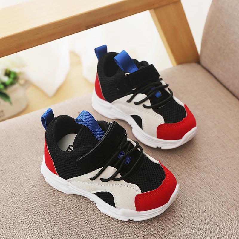 Kinderen schoenen Jongens Meisjes Mesh Ademend Rubber Sport Sneakers Loopschoenen Size22/23/24/25/26 /27: B / 5