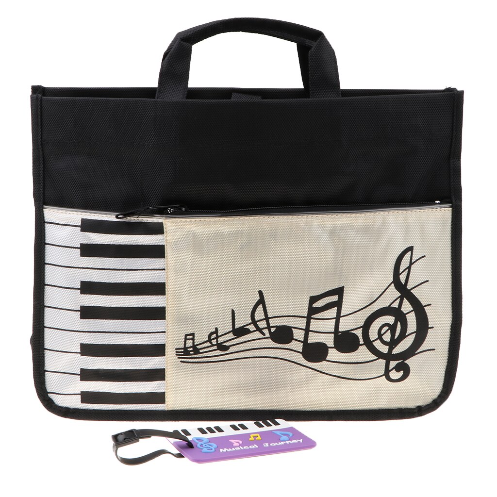 Musical Instrument Klavier Tastatur Handtasche Schulter Tasche Rucksack für