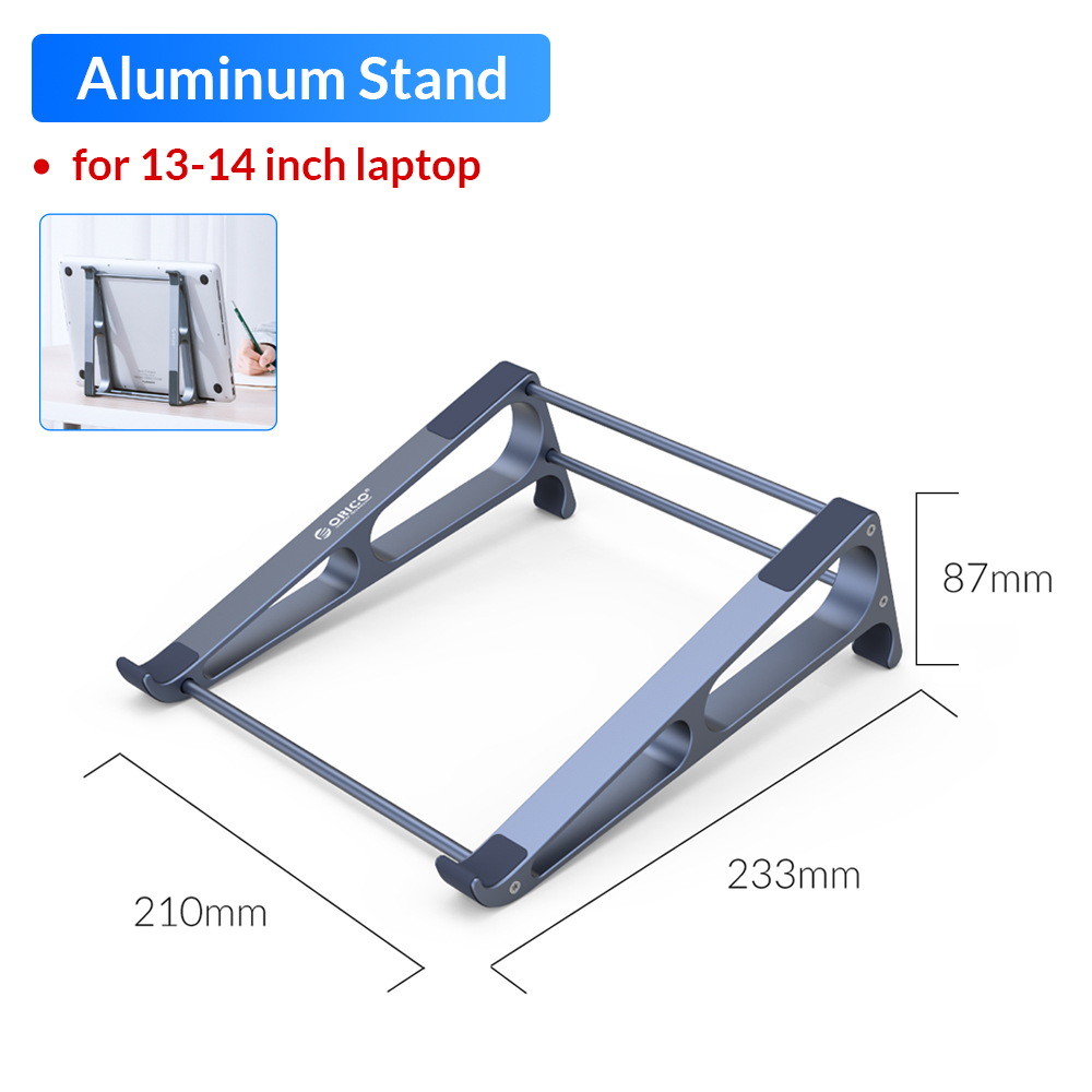 Orico Laptop Stand Monitor Standaard Draagbare Afneembare Computer Standaard Desktop Tablet Houder Voor 13-17.4 Inch Laptop Accessoires: Oranje
