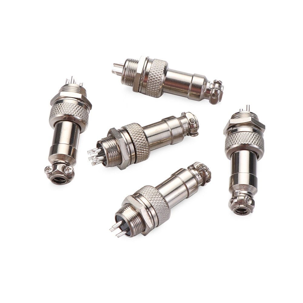 1 Paar Universele GX12 2/3/4/5/6 Pin Mannelijke Vrouwelijke 12Mm Luchtvaart Socket Plug Draad panel Connector Auto Accessoires