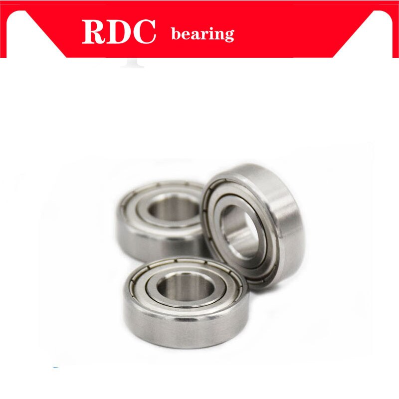 50pcs/Lot ABEC-5 MR125ZZ MR125Z MR125-2Z MR125 ZZ L-1250ZZ 5x12x4 mm Metal seal Miniature Deep Groove Ball Bearing