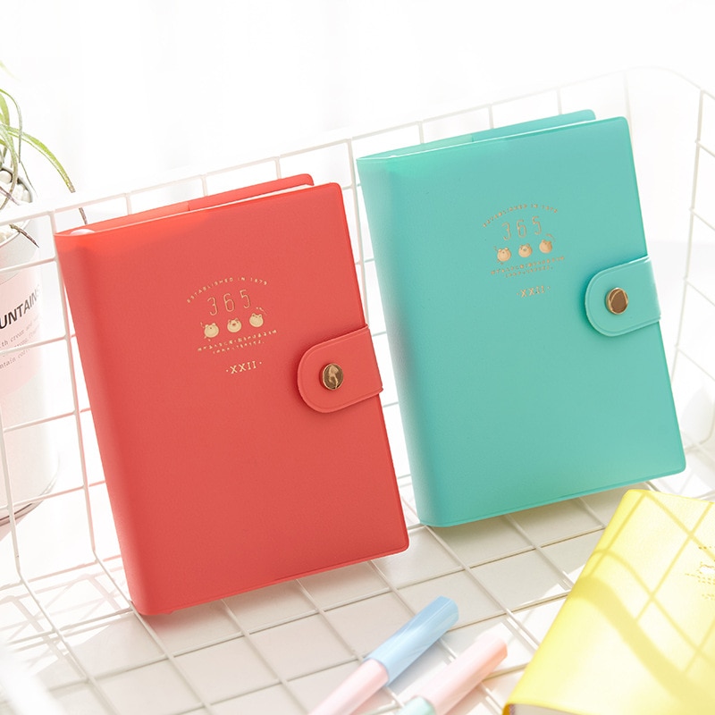 nouveauté mignon Kawaii cahier 365 Journal agenda planificateur bloc-notes organisateur papier carnet de notes A6 agenda coréen papeterie