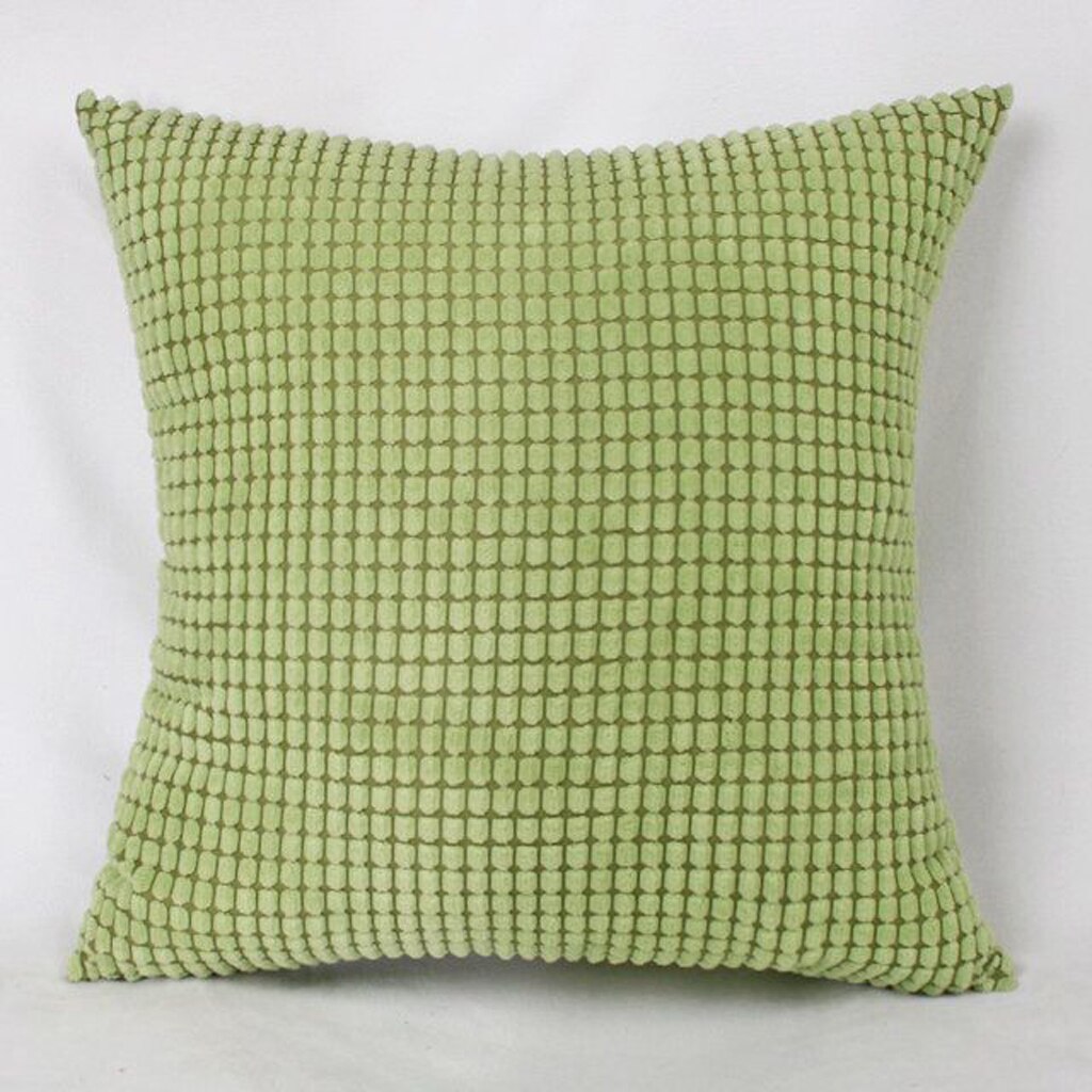 Almohadón decorativo liso y suave de pana de 1 Uds., conjunto de fundas de almohada, funda de cojín para sofá, dormitorio, coche de 24x24 pulgadas 60x60 cm