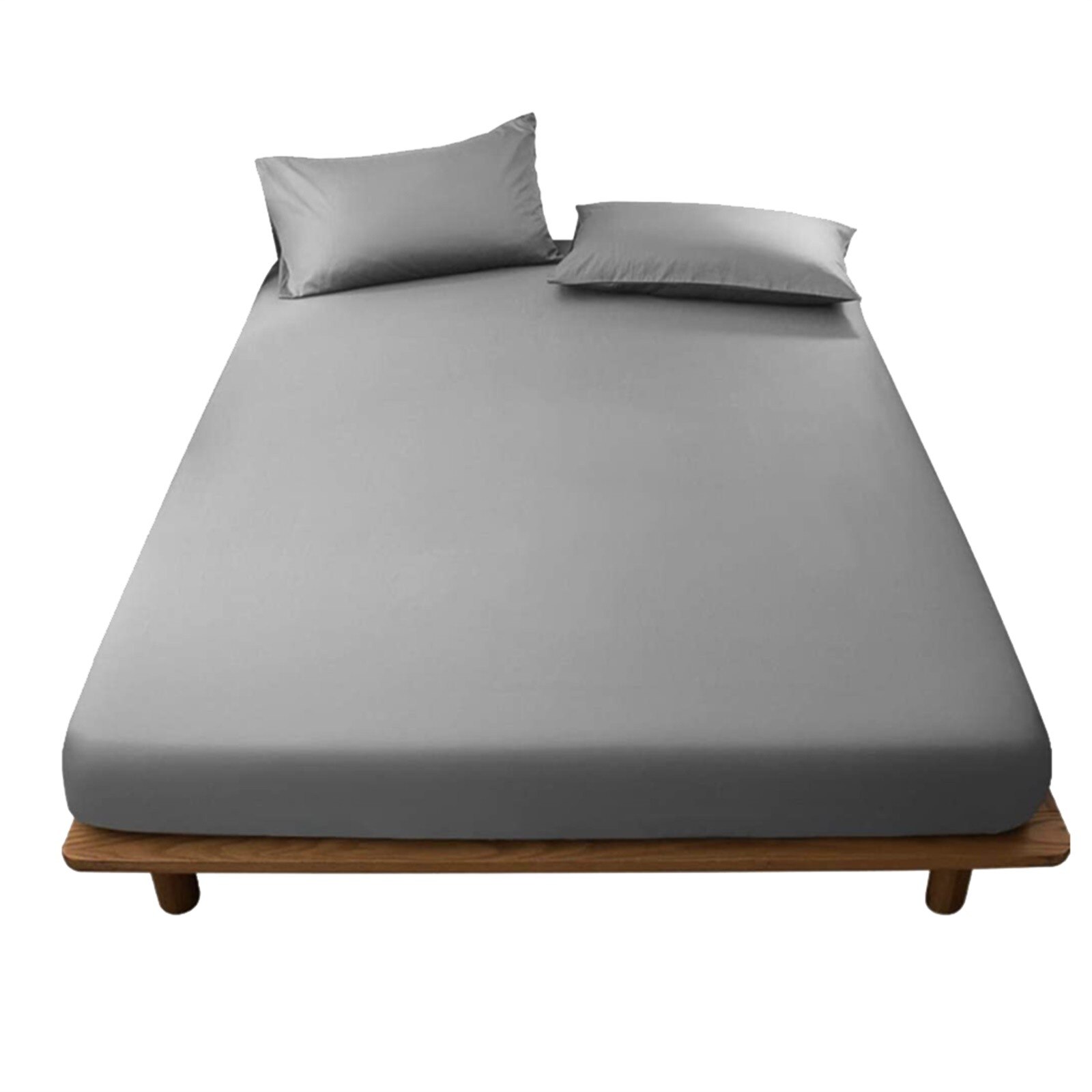 Fitted Sheet 100% Polyester Absorbent Bedding Quick Drying Bed Sheets 4 Corners With Elastic Band Sheet Sheets Mattress Cover