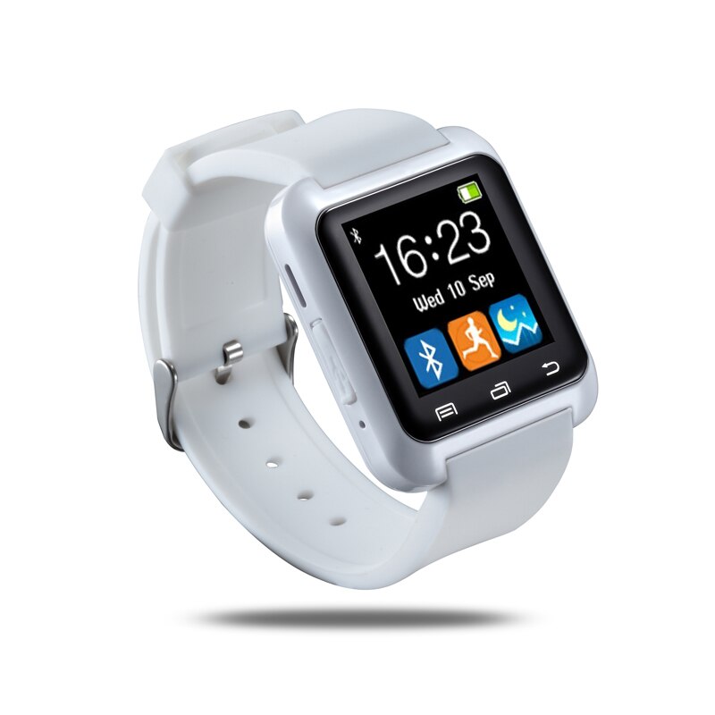U8 Smart Horloge Slaap Analyze Gezondheid Monitoring Bluetooth Verbinding Mobiele Telefoon Informatie Herinnering Afstandsbediening Self-Tijd: WHITE