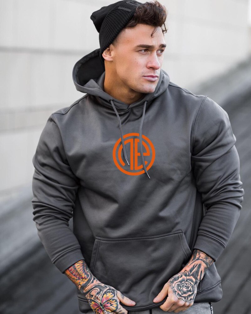 Sudaderas con capuchas para el gimnasio para entrenamiento deportivo para hombres, sudaderas con capucha para hombres, sudaderas con capucha para otoño: XL / Gris