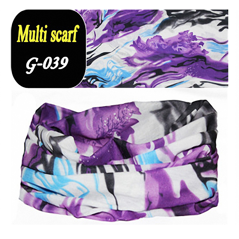 Mode Mannen Vrouwen Hoofd Gezicht Hals Zonnescherm Kraag Gaiter Tube Bandana Sjaal Sport Hoofddeksels Sjaal Stofdicht Outdoor Vissen: G039