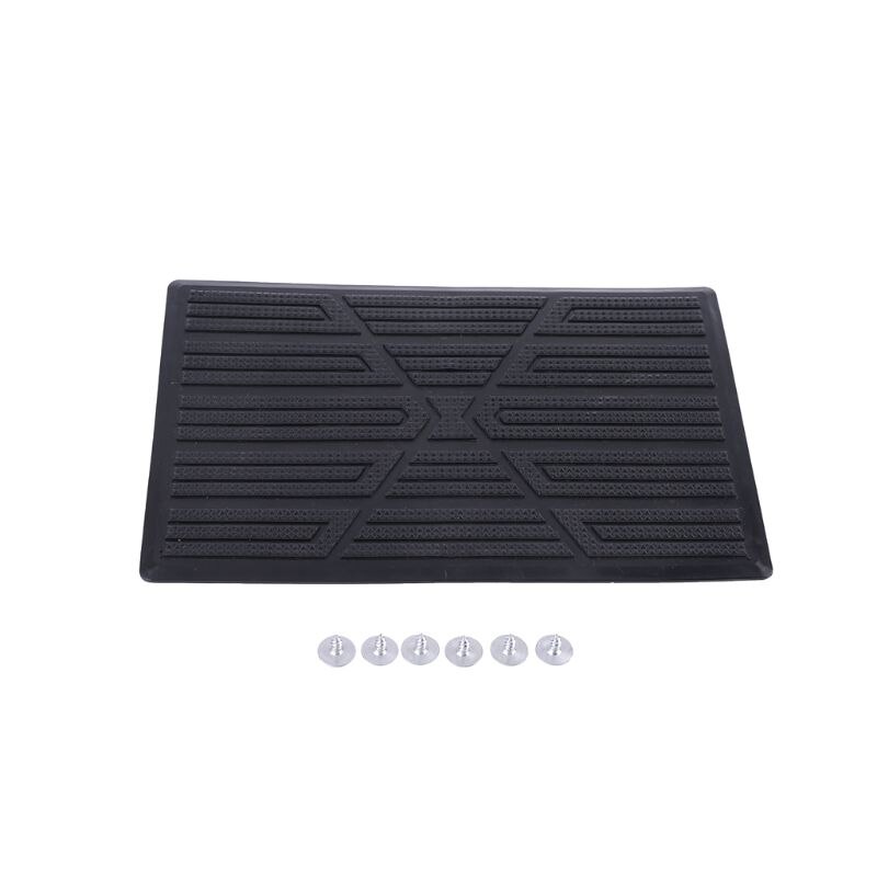 Car Floor Carpet Pad Heel Foot Mat Pedal Patch Cover 23x15cm Car Mat Anti-skid Q9QD: BK