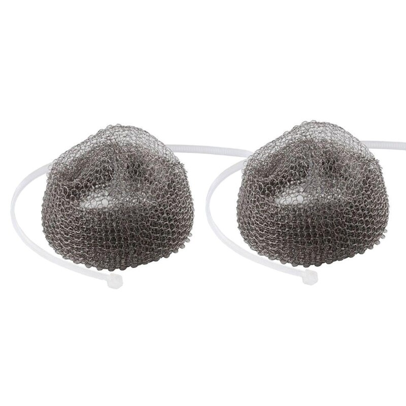 24/36/50 Sets Stainless Steel Anti Rust Washing Machine Lint Snare Traps Washer Hose with Cable Ties