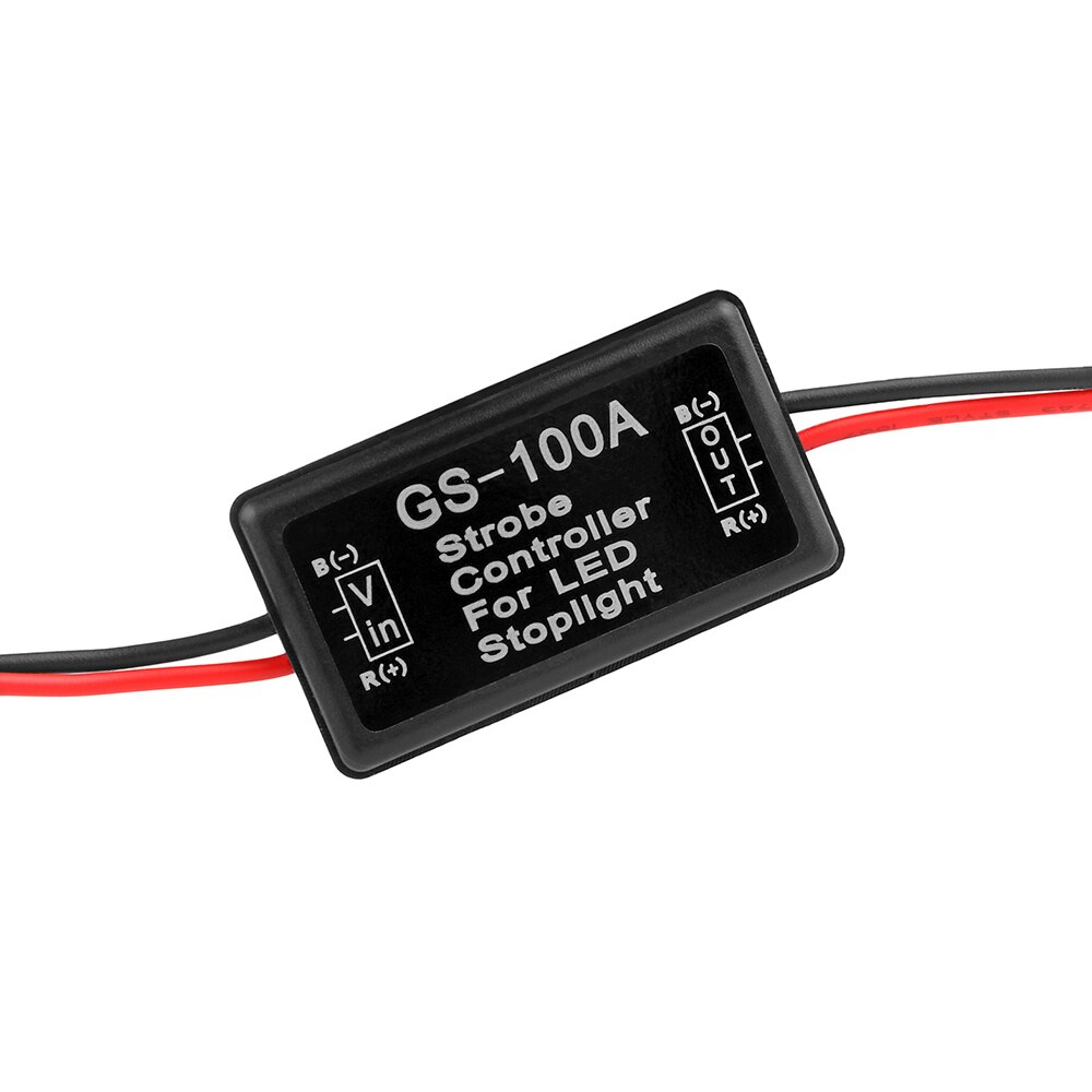 Gingtank – contrôleur stroboscopique de voiture, 12 modules de Protection contre les courts-circuits, lumière d'arrêt de frein LED, accessoires de voiture