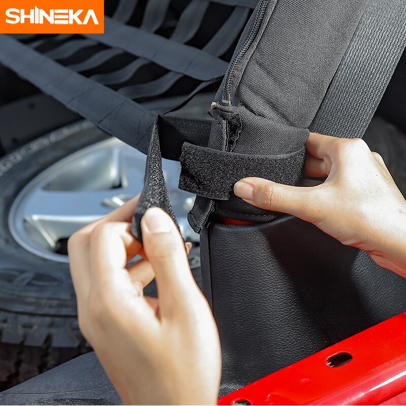 SHINEKA Car Styling nueva prenda Top soporte de red para el respaldo de la cama del techo para Jeep Wrangler JK JL 2007 accesorios para automóviles